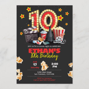 Soirée cinéma, théâtre - Invitation du 10e anniver