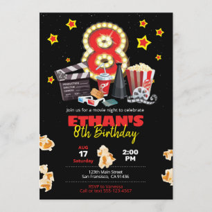 Soirée cinéma, Théâtre - Invitation du 8e annivers