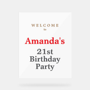 Soirée d'anniversaire minimaliste moderne