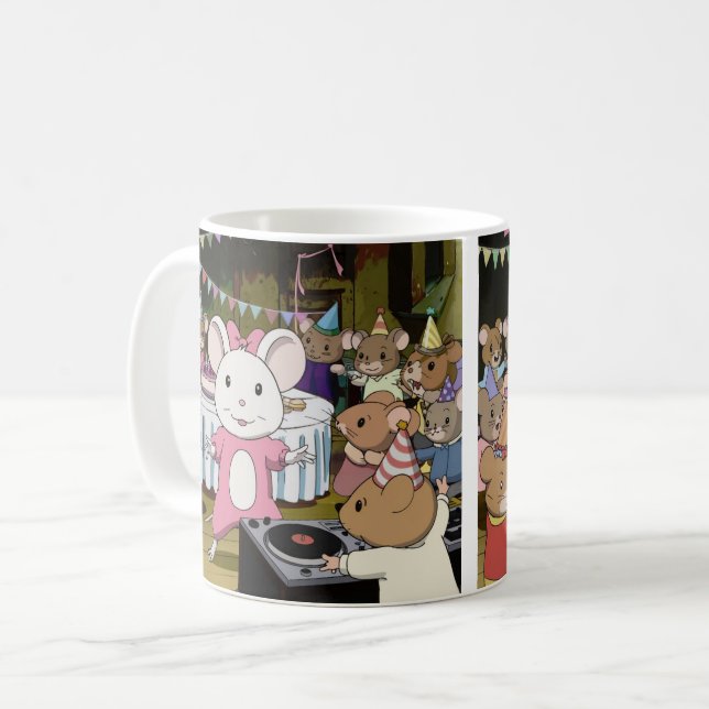Soirée Danse Anime Style Café Mug (Devant gauche)