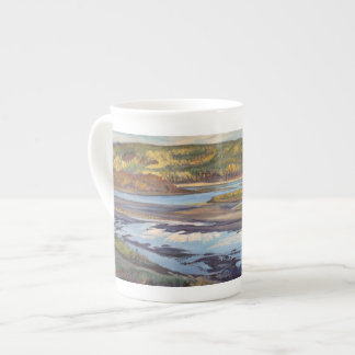 Soirée d'Athabasca - tasse de porcelaine tendre