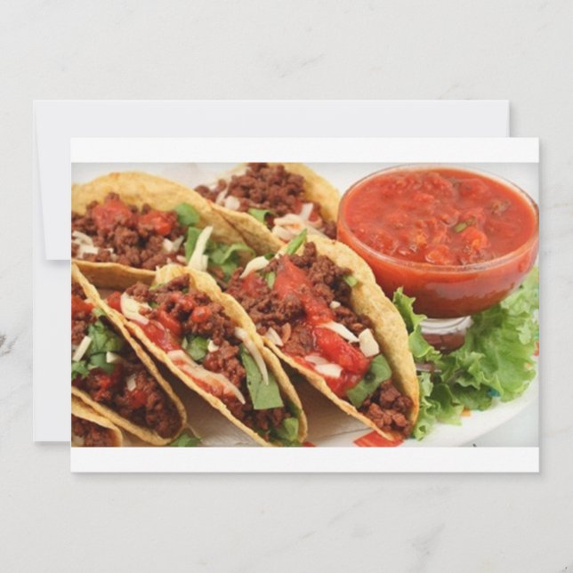 "SOIRÉE DE LA FÊTE MEXICAINE" INVITATION (Devant)