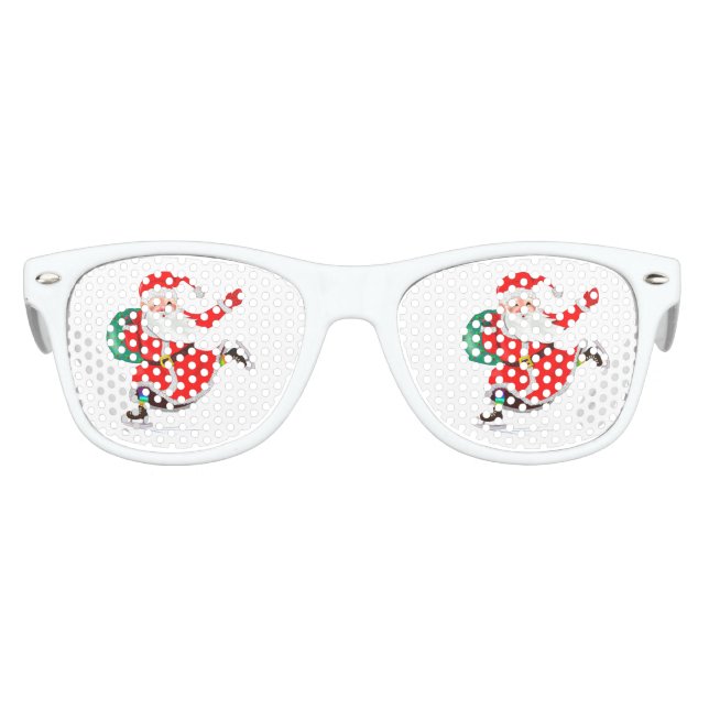 Soirée de Noël des lunettes de soleil père Noël (Devant)
