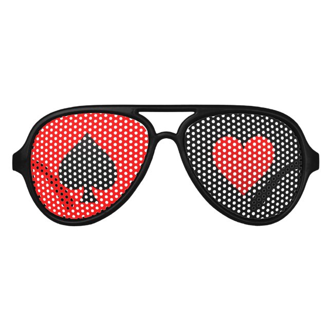 soirée de poker et lunettes de soleil de fête du c (Devant)