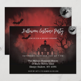 Soirée éffrayante Hauned House Party Invitation