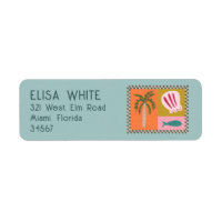Soiree Palm Tree Muscheln Modernes, Niedliches CUS