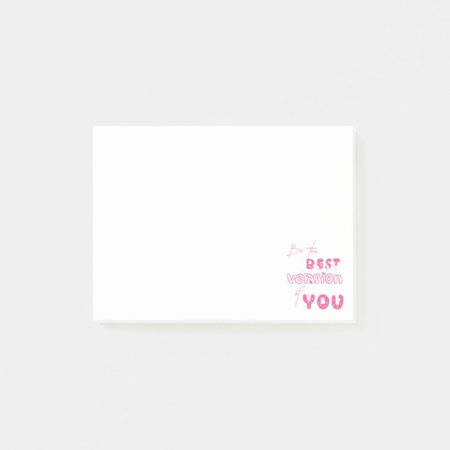 Sois la meilleure version de toi-même Post-It Note (Devant)
