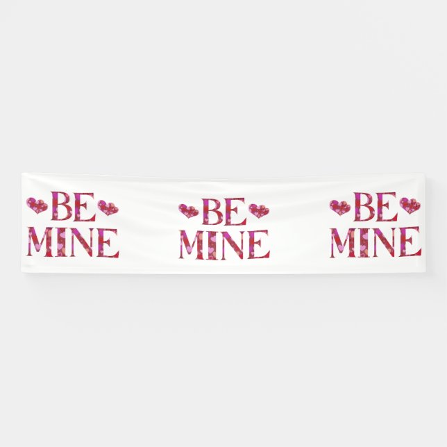 Sois Mien Bannière de vinyle 2,5x10 pour la Saint- (Horizontal)