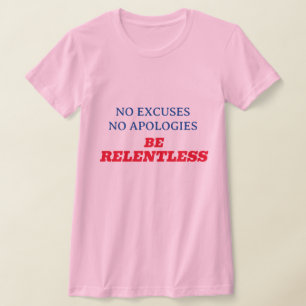 Sois Un T-shirt rose sans relâche