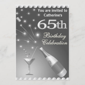 soixante-cinquième Invitation de fête