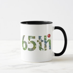 soixante-cinquième Tasse de cadeaux d'anniversair