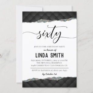 Soixante Diamond Invitation Anniversaire