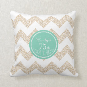 Soixante-quinzième coussin de célébration