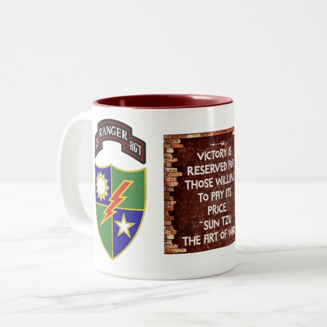 soixante-quinzième Régiment de Rangers - tasse de (Devant gauche)