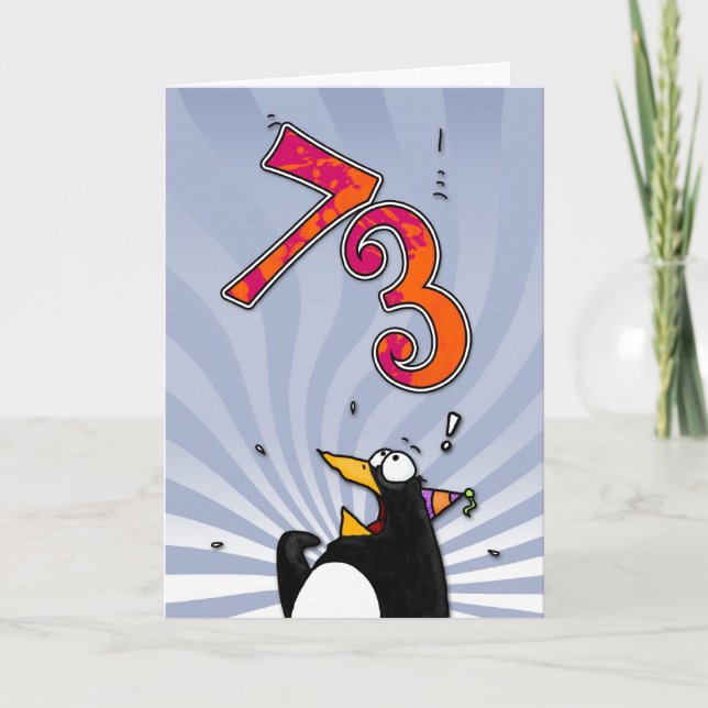 soixante-treizième anniversaire - carte de (Devant)