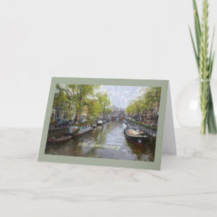 soixantième Carte de voeux d'anniversaire