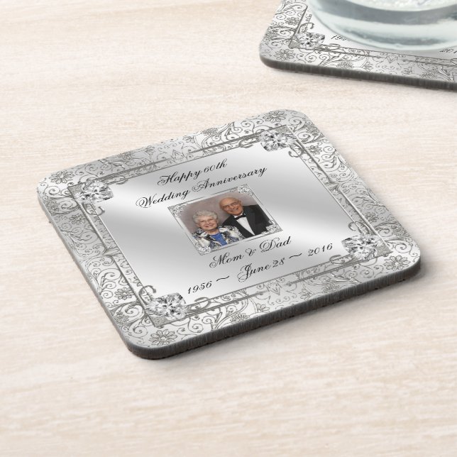 Soixantième dessous de verre élégants de photo (Côté gauche)