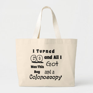 Soixantième sac hilare d'anniversaire - bâillon