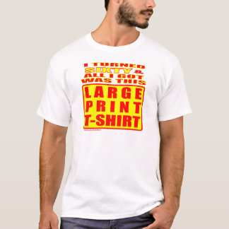 soixantième T-SHIRTS d'ANNIVERSAIRE