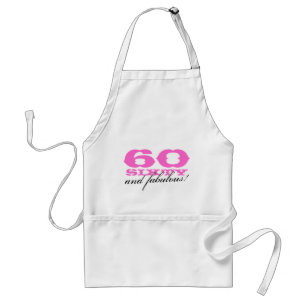 soixantième Tablier   60 de cadeau d'anniversaire