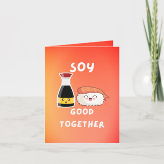 Soja Good Together - Niedlicher und sonniger Feins Dankeskarte