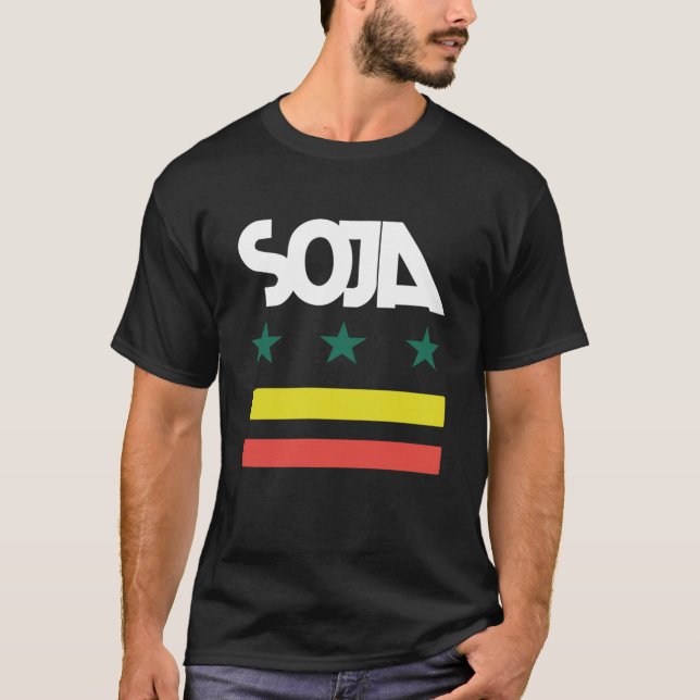 SOJA Logo Music Art Design T-Shirt (Vorderseite)
