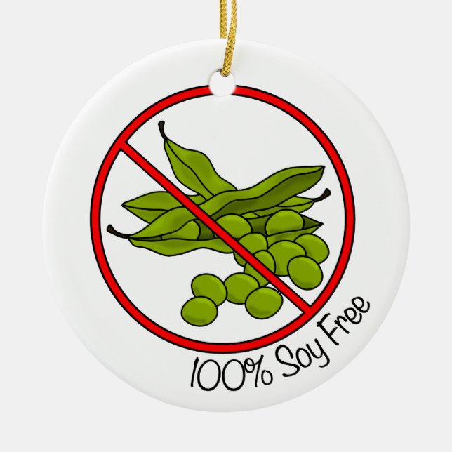 Sojabohnenöl 100% geben frei keramik ornament (Vorne)