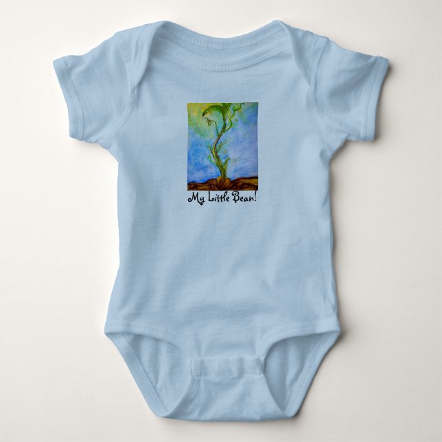 Sojabohnensprosse Baby Strampler (Vorderseite)
