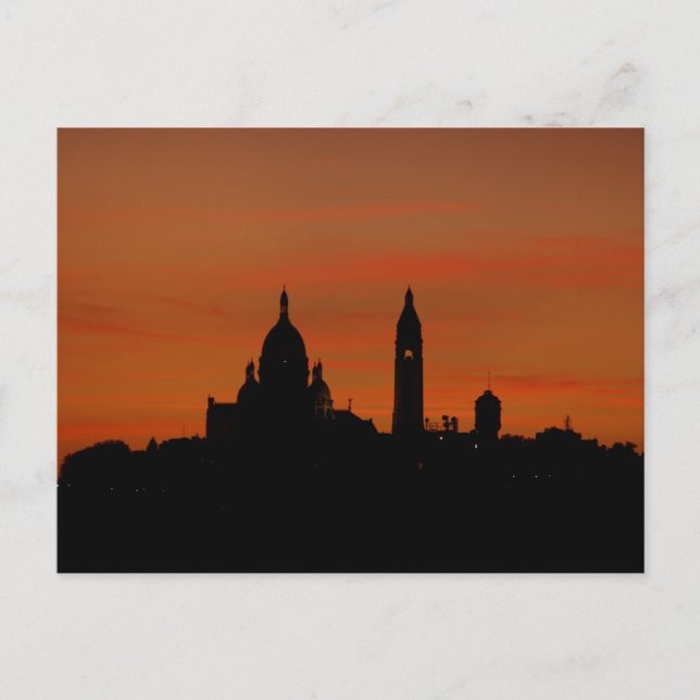 Sojourn Soleil Postcard - Heiliges Herz von Paris Postkarte (Vorderseite)