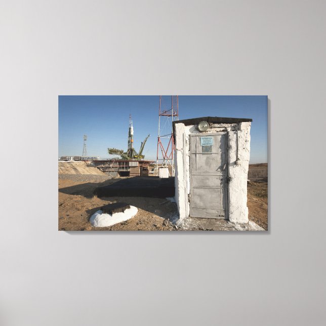 Sojus Rakete kurz nach Ankunft 2 Leinwanddruck (Vorderseite)