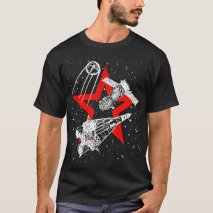 Sojus-Rakete Sojus-Raumfahrzeug Sputnik-Satellit 3 T-Shirt