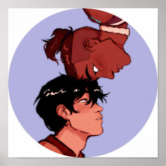 Sokka und Zuko Head Bonk transparent Poster