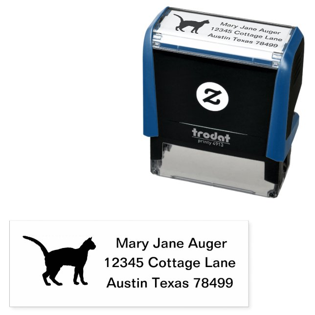 Sokoke Cat Personalisiert Permastempel (Beispiel)