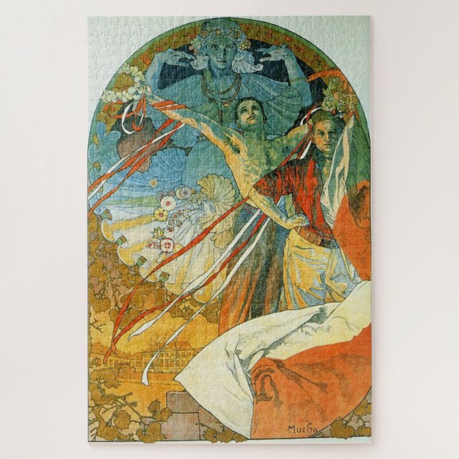 Sokol Festival von Alphonse Mucha (Vertikal)