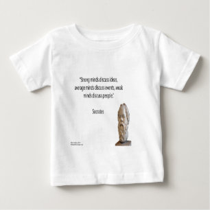Sokrates & berühmte "Geister"-Zitate Baby T-shirt