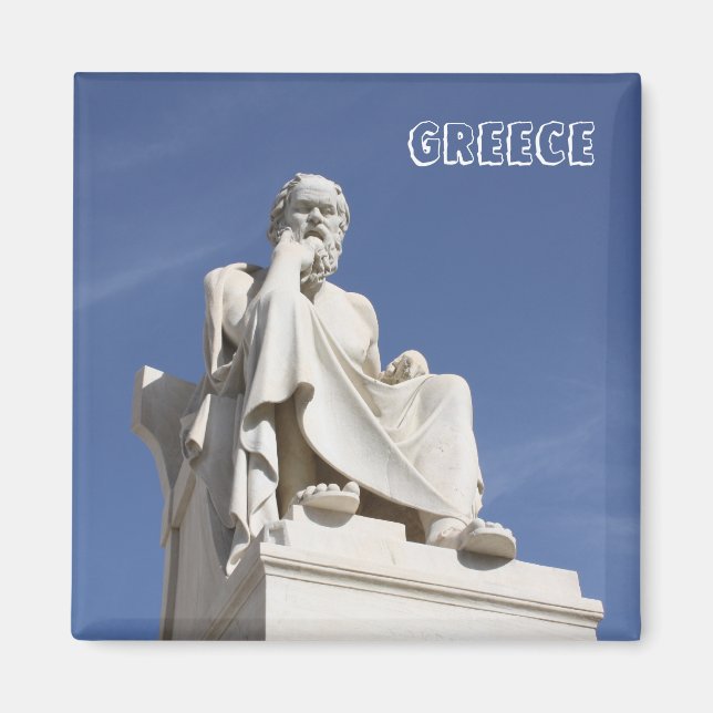 Sokrates Greece Magnet (Vorne)