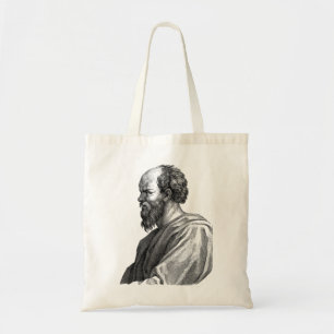 Sokrates Illustration Tragetasche