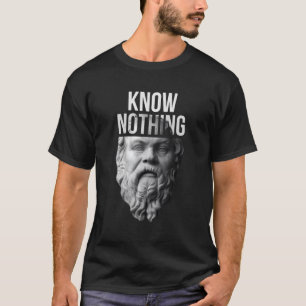 Sokrates kennen nichts Orakel von Delphi T-Shirt