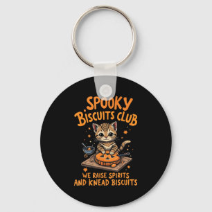 Soky Biscuits Club Cat Funny Halloween Backen Schlüsselanhänger