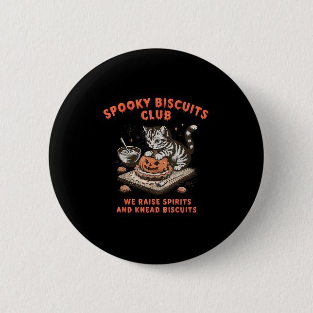 Soky Biscuits Club Halloween Backen Button (Vorderseite)
