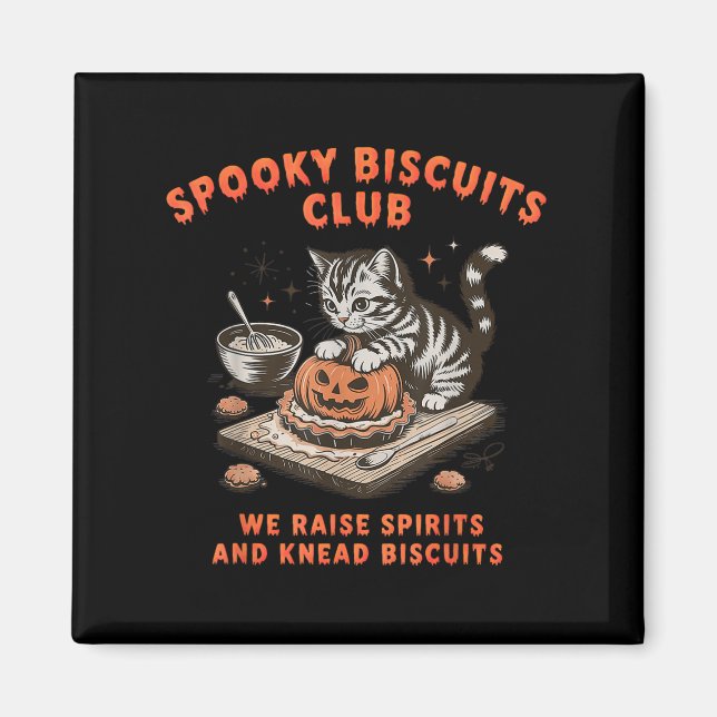 Soky Biscuits Club Halloween Backen Magnet (Vorne)