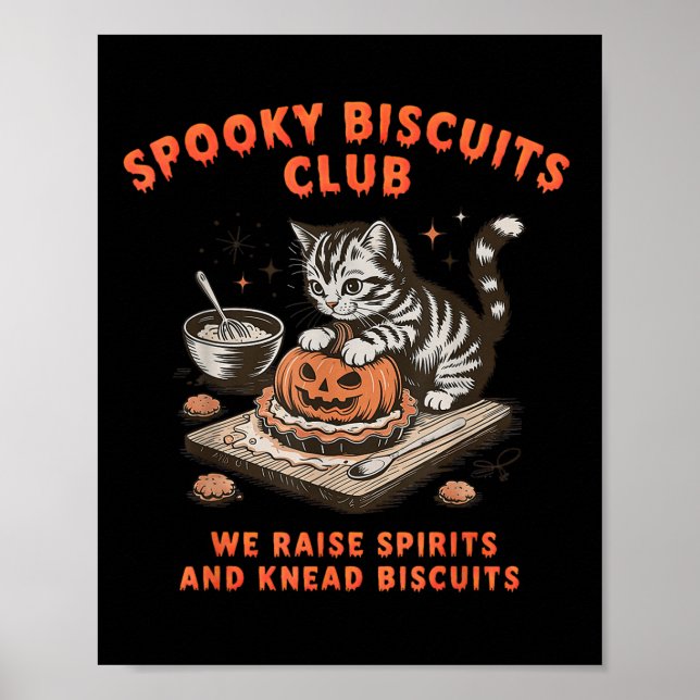 Soky Biscuits Club Halloween Backen Poster (Vorne)