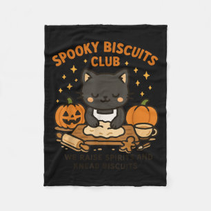Soky Biscuits Club Katze Lustiger Halloween-Back-T Fleecedecke