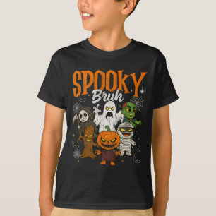 Soky Bruh Mummy Boo Zombie Pumpkin Halloween Costu T-Shirt