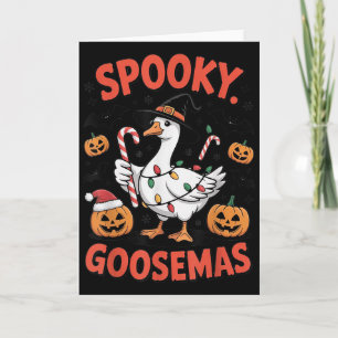 Soky Goosemas Lustige Gans Halloween Weihnachts Ko Karte