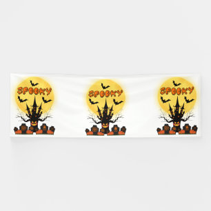 Soky Halloween Moon 4x12 Vinyl Banner