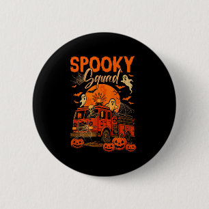 Soky Halloween Squad Skeleton Driving Firetruck Ho Button