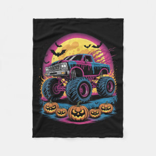 Soky Monster Truck Tropfen Pumpkin Halloween Klein Fleecedecke