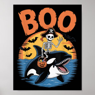 Soky-Orca-Kostüm auf Boo-Orca Halloween Poster
