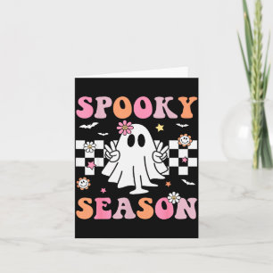 Soky-Saison Frohes Halloween Retro-Geist Soky Frau Karte